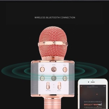 БЕСПРОВОДНОЙ МИКРОФОН КАРАОКЕ ДИНАМИК BLUETOOTH