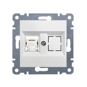 HAGER lumina Одинарная компьютерная розетка RJ45