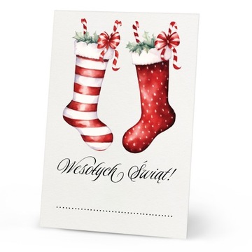 ПОДАРОЧНЫЕ ЭТИКЕТКИ праздники Новогодние бирки (10 шт.)