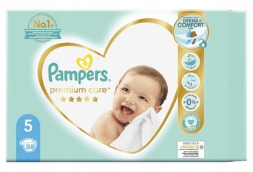 PAMPERS Premium Care rozmiar 5 Pieluszki 88szt