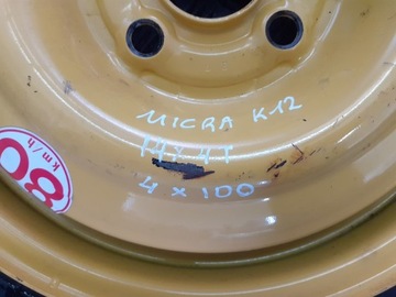 KOLO DOJEZDOVÉ 14” NISSAN MICRA K12