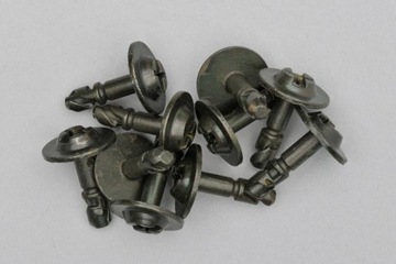 10x пластина + колпачок для винтов, крышка пластины двигателя для AUDI A4 B7 B8 A5 Q3 Q5