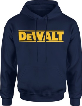 MĘSKA BLUZA Z KAPTUREM DEWALT DE WALT ROZMIAR XXL DRESOWA NADRUK