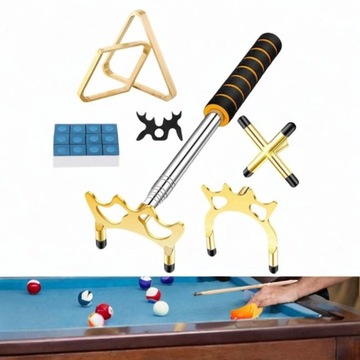 Выдвижной бильярдный кий Кий для пула Бридж Бильярдный кий Цвет дерева и золота