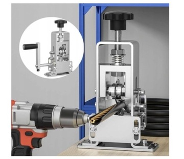 Profesjonalna Korowarka do ŚCIĄGANIA Kabli Maszyna Przewodów Odizolowywacz