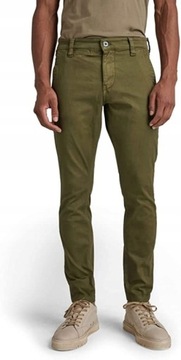 129 __ G-STAR __ SPODNIE SKINNY CHINO 36/34