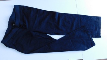 Spodnie lniane 42/14/XL/42 czarne nowe