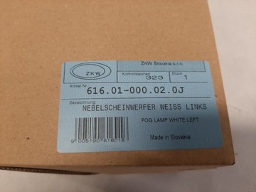 BMW E61 E63 E64 HALOGEN SVĚTLO PROTI MLHA LEVÉ NOVÉ 6160100002