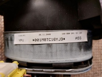 AIRBAG ULOŽENÍ ŘIDIČE VOLKSWAGEN OE 1K0880201DD