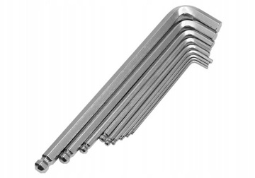 Imbusy Klucze Imbusowe Stal CRV Zestaw 1,5 – 10 mm