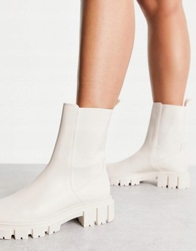 CHELSEA ECRU 4KW NG3__39 STRADIVARIUS WSUWANE BOTKI