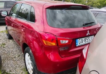 Mitsubishi ASX I SUV 1.8 DID MIVEC 150KM 2013 Mitsubishi ASX I rej 2014r, SALON POLSKA. 1.8Diesel. 4x4. Uszkodzony lewy, zdjęcie 2