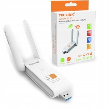 KARTA SIECIOWA WI-FI ADAPTER USB 3.0 1200Mbps DUAL RTL8812BU