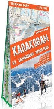 Karakoram trekking map 1:175 000