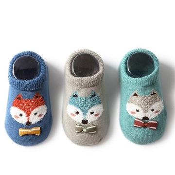 Носки детские хлопчатобумажные противоскользящие с абс 92-98-104 2-4