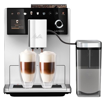 Ekspres ciśnieniowy Melitta LatteSelect F63/0-211 – srebrny