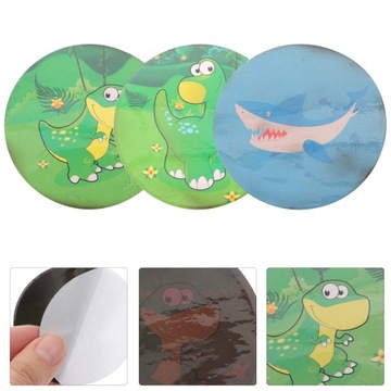 Наклейка на унитаз Наклейки, меняющие цвет Сиденье 9 шт.