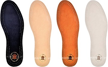 G10-73 ЗАМЕННЫЕ СТЕЛКИ ДЛЯ ОБУВИ КОЖАНЫЕ БЕЛЫЕ - 45