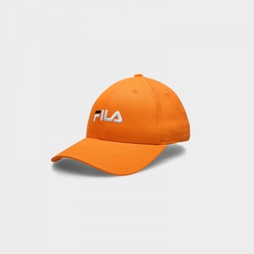 Czapka z daszkiem uniseks FILA BRASOV - pomarańcz