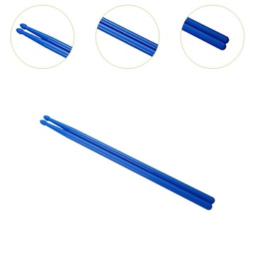 2Pcs Lights up Drum Sticks Classic Lightweight Portable Cool Tip blue