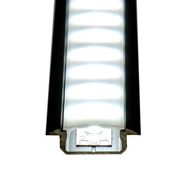 REJS LUMINO - ALUMINIOWY PROFIL KĄTOWY + KLOSZ DO TAŚMY LED - BIAŁY 1 METR