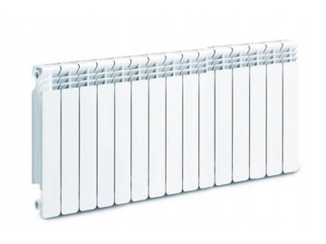 WULKAN GRZEJNIK ALUMINIOWY H-800 BOCZNY 15el. kpl.