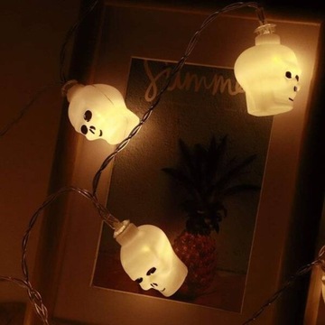 ОСВЕЩЕНИЕ СВЕТОДИОДНЫЙ ЧЕРЕП ГИРЛАНД НА ХЭЛЛОУИН УКРАШЕНИЕ