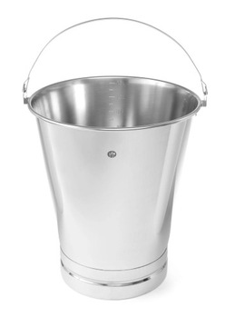 WIADRO STALOWE Z PIERŚCIENIEM 15L Ø305MM HENDI