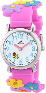 TP Time Piece Zegarek dziewczęcy RÓZOWY DZIECIĘCY