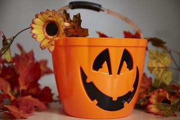 HEITMANN DECO Ведро для Хэллоуина с подсветкой для конфет и сладостей