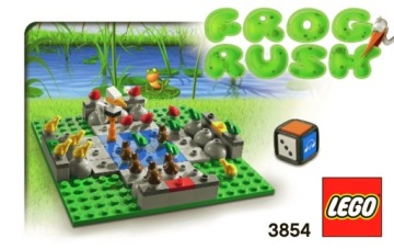 LEGO Game 3854 Кубики Frog Rush — новая УНИКАЛЬНАЯ фольга