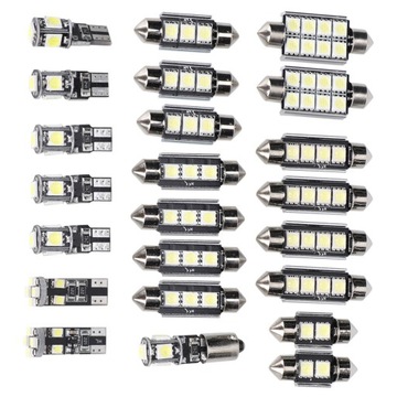 6500K 150LM 12V T10 SMD светодиодная белая лампа для