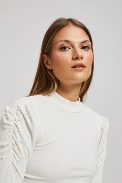 Bluzka z bufiastymi rękawami L od MOODO