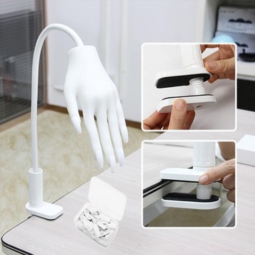 Рука для тренировки ногтей, гибкая, реалистичная.