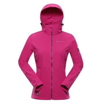 ALPINE PRO Kurtka trekkingowa damska softshell 8000 Meroma fuchsia r.XL