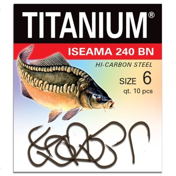 Haczyki Karpiowe Titanium Iseama nr.6 - Robinson