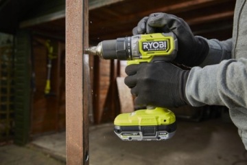 Ударная дрель/шуруповерт Ryobi RPD18BL-2C20S, 2 аккумулятора 2 Ач + зарядное устройство
