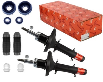 TRW 2x AMORTYZATORY + PODUSZKI + OSŁONY I ODBOJE VW SKODA SEAT AUDI