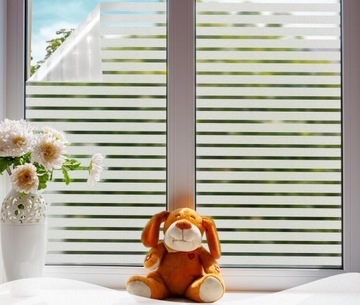 FOLIA NA SZYBĘ OKNO OKIENNA CHRONIĄCA PRYWATNOŚĆ OZDOBNA WITRAŻOWA 60*200cm