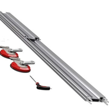 ZESTAW SZYN PROWADNIC ZACISKÓW PRZYSSAWEK DO PRZECINARKI RUBI TC-125 G2