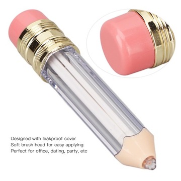 5 шт., 5 мл пустой контейнер для блеска для губ в форме карандаша Z2