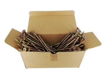 ВИНТЫ СТОЛЯНЫЕ ПО ДЕРЕВО, КОНИЧЕСКИЕ 6x120 TORX 100 шт AZ