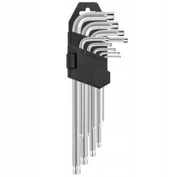 КЛЮЧИ TORX, 9 предметов, стальной шестигранный ключ T10 - T50, набор шестигранных ключей Torx