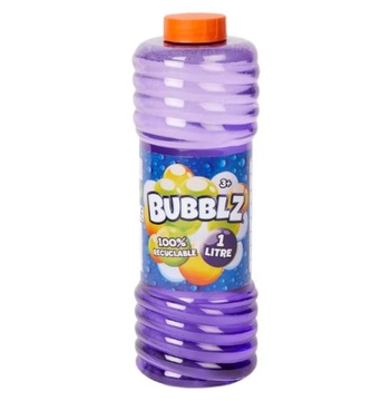 PŁYN DO BANIEK MYDLANYCH FIOLETOWY POJEMNOŚĆ 1L BUBBLZ