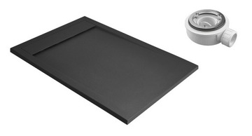 Brodzik RADAWAY Teos F 100x90 antracyt konglomerat