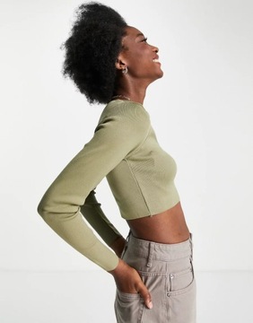 ТРИКОТАЖНЫЙ ТОП ЖЕНСКИЙ С ДЛИННЫМ РУКАВОМ S 1RNT