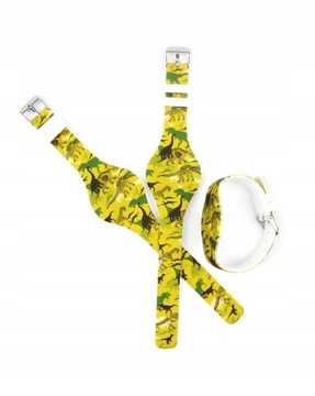 Ультратонкие электронные часы со светодиодной подсветкой динозавра