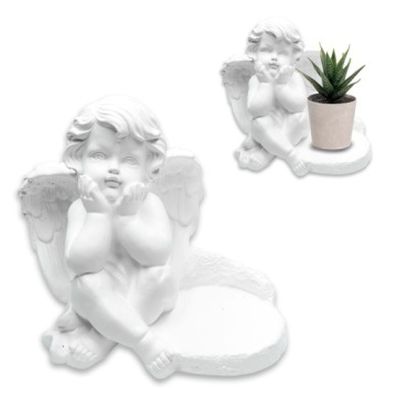 ГИПСОВОЕ УКРАШЕНИЕ ФИГУРКА АНГЕЛА НА МОГИЛУ ДЛЯ МОГИЛЫ