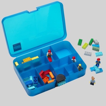 СОРТИРОВОЧНЫЙ КОНТЕЙНЕР LEGO CLASSIC BLUE С ДЕТАЛЯМИ