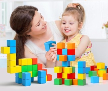 Магнитные блоки 3D КУБИКИ строительные кубики GIGA SET